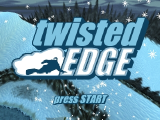 Twisted Edge - Extreme Snowboarding (USA) - Title Screen