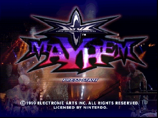 WCW Mayhem (USA) - Title Screen