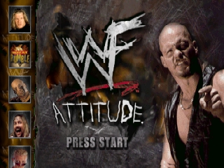 WWF Attitude (USA) - Title Screen