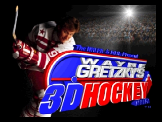 Wayne Gretzky's 3D Hockey (USA) (Rev 1) - Title Screen