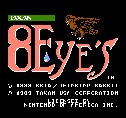 8 Eyes (USA, Europe) (Pixel Heart) - Title Screen