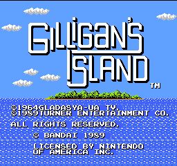 Adventures of Gilligan's Island, The (USA) - Title Screen