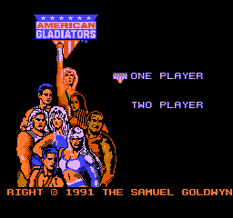 American Gladiators (USA) - Title Screen