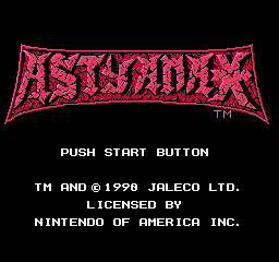 Astyanax (USA) - Title Screen