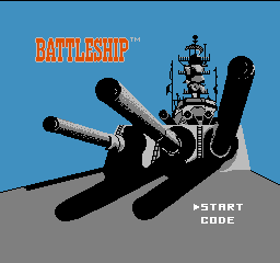 Battleship (USA) - Title Screen