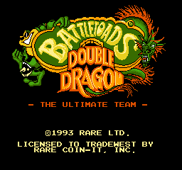 Battletoads-Double Dragon (USA, Europe) (Retro-Bit) - Title Screen