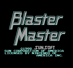 Blaster Master (USA) - Title Screen