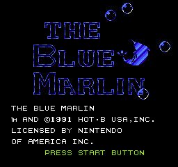 Blue Marlin, The (USA) - Title Screen