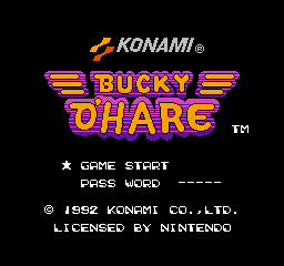 Bucky O'Hare (USA) - Title Screen
