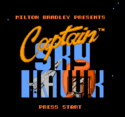 Captain Skyhawk (USA) (Rev 1) - Title Screen