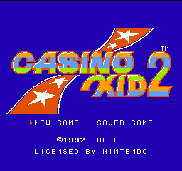 Casino Kid II (USA) - Title Screen