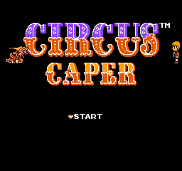 Circus Caper (USA) - Title Screen