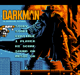 Darkman (USA) - Title Screen