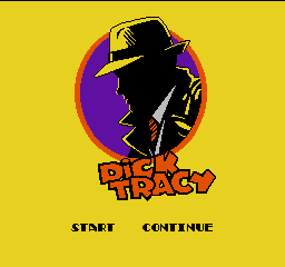 Dick Tracy (USA) - Title Screen
