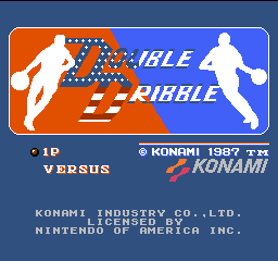 Double Dribble (USA) (Rev 1) - Title Screen