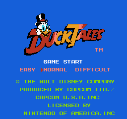 DuckTales (World) (The Disney Afternoon Collection) - Title Screen