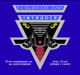 Flight of the Intruder (USA) - Title Screen