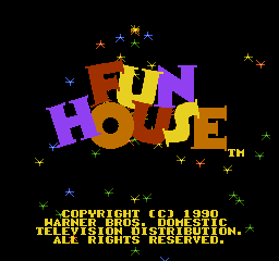 Fun House (USA) - Title Screen
