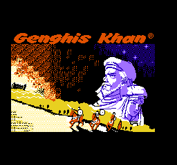 Genghis Khan (USA) - Title Screen