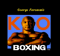 George Foreman's KO Boxing (USA) - Title Screen