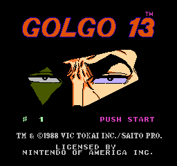 Golgo 13 - Top Secret Episode (USA) - Title Screen