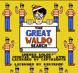 Great Waldo Search, The (USA) - Title Screen