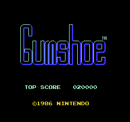 Gumshoe (USA, Europe) - Title Screen