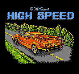 High Speed (USA) - Title Screen
