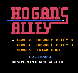 Hogan's Alley (World) - Title Screen
