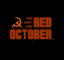 Hunt for Red October, The (USA) (Rev 1) - Title Screen