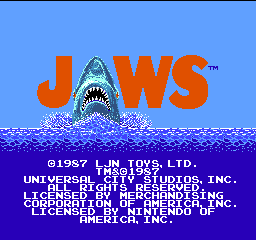 Jaws (USA) - Title Screen