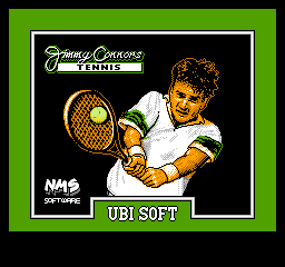 Jimmy Connors Tennis (USA) - Title Screen