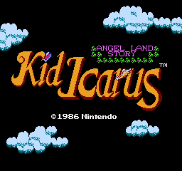 Kid Icarus (USA, Europe) (Rev 1) - Title Screen