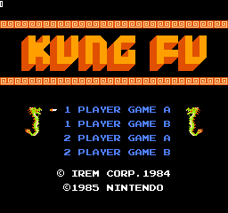 Kung Fu (Japan, USA) (En) - Title Screen