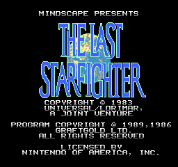 Last Starfighter, The (USA) - Title Screen
