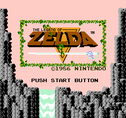 Legend of Zelda, The (USA) (Rev 1) (Animal Crossing) - Title Screen