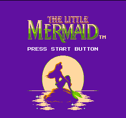 Little Mermaid, The (USA) - Title Screen