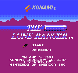 Lone Ranger, The (USA) - Title Screen