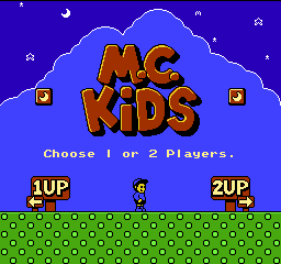 M.C. Kids (USA) - Title Screen
