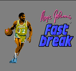 Magic Johnson's Fast Break (USA) - Title Screen