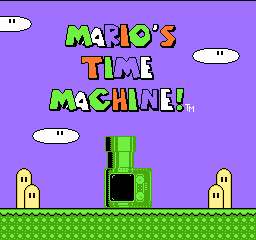 Mario's Time Machine (USA) - Title Screen