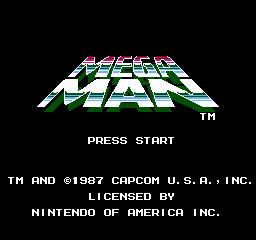 Mega Man (World) (Mega Man Legacy Collection) - Title Screen