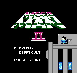 Mega Man 2 (USA) (Capcom Town) - Title Screen