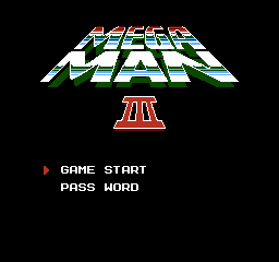 Mega Man 3 (World) (Mega Man Legacy Collection) - Title Screen