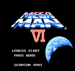Mega Man 6 (World) (Mega Man Legacy Collection) - Title Screen