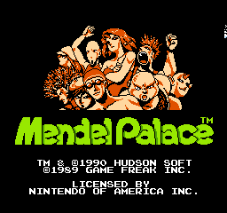 Mendel Palace (USA) - Title Screen