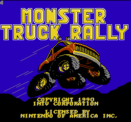 Monster Truck Rally (USA) - Title Screen
