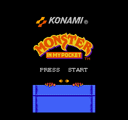 Monster in My Pocket (USA) - Title Screen