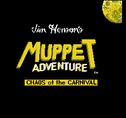 Muppet Adventure - Chaos at the Carnival (USA) - Title Screen
