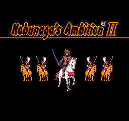 Nobunaga's Ambition II (USA) - Title Screen